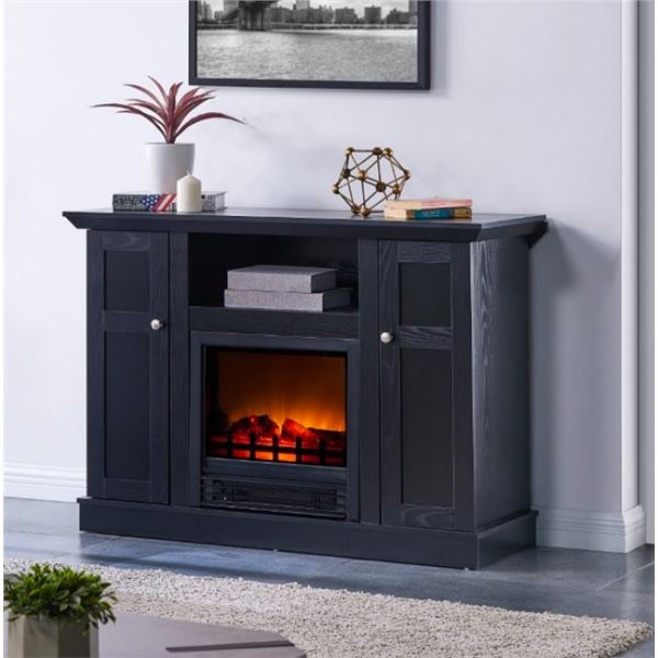 UNITÉ MÉDIA AVEC FOYER ÉLECTRIQUE BOLDFLAME