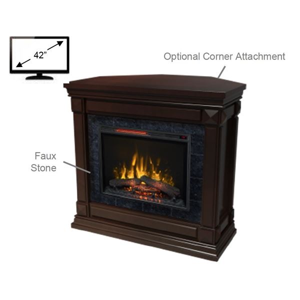 FOYER ÉLECTRIQUE KOMODO SP 5721, CHERISE NOIRE,