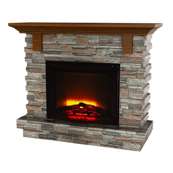 FOYER ÉLECTRIQUE KOMODO CHÊNE BRUN SP5756