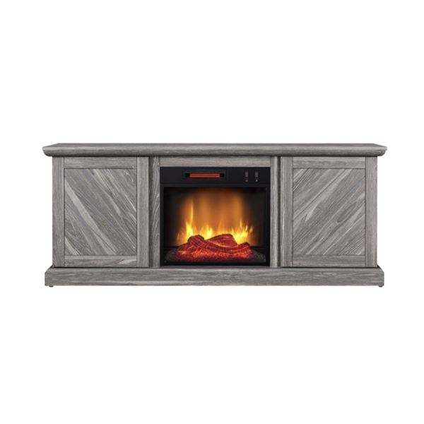 FOYER ÉLECTRIQUE HEARTHPRO GRIS SP6553