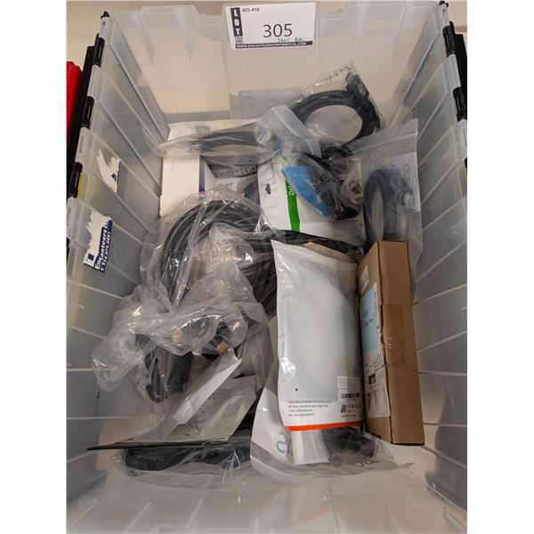 ASSORTIMENT DE CÂBLES EMBALLÉS POUR LA VENTE AU DÉTAIL