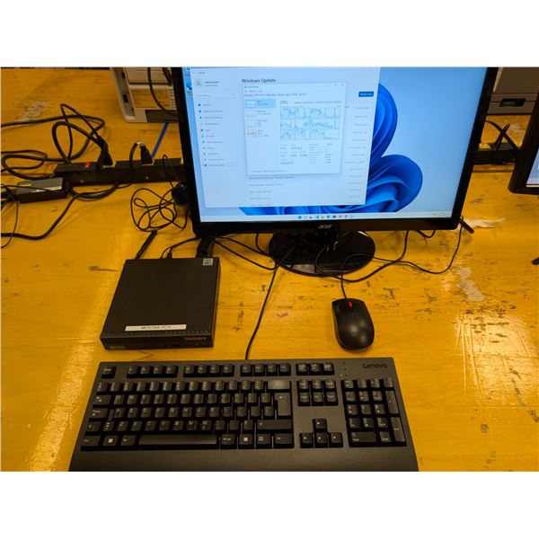 ORDINATEUR MINI LENOVO M70q i5-10400T AVEC ECRAN 22"