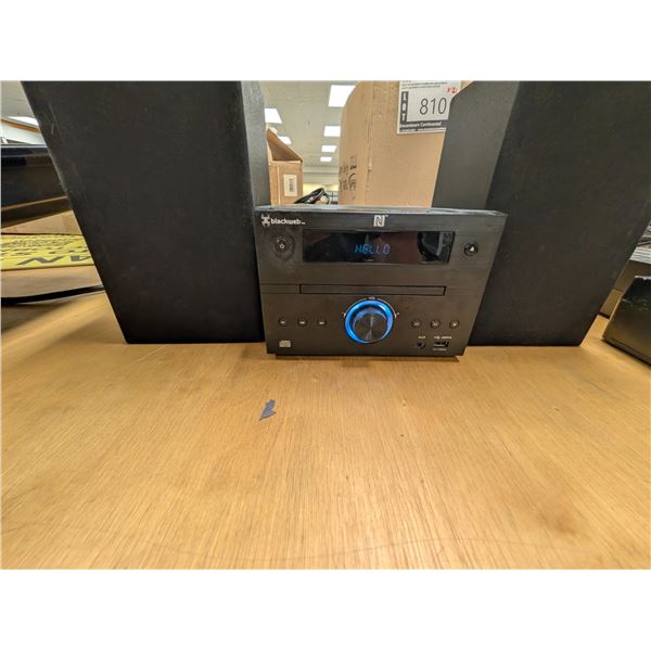 MINI HI-FI BLACKWEB AVEC HAUT-PARLEURS