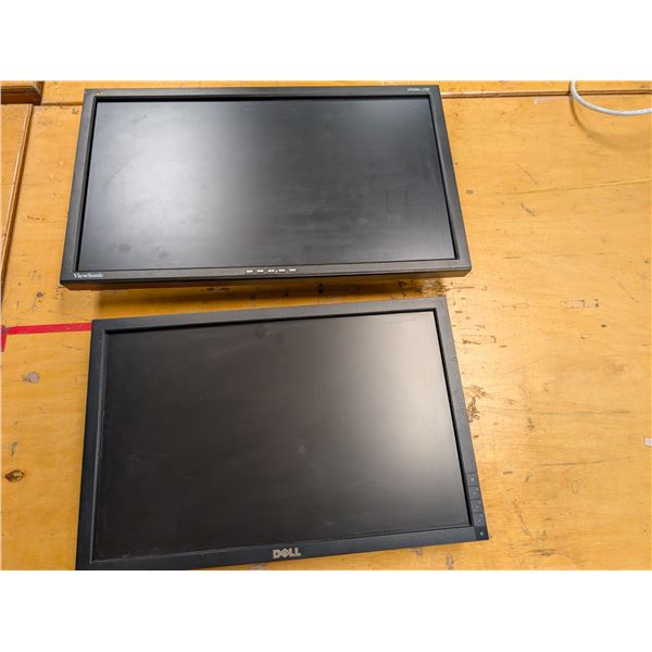 LOT: 2 MONITEURS ASST. ASNS PIEDS