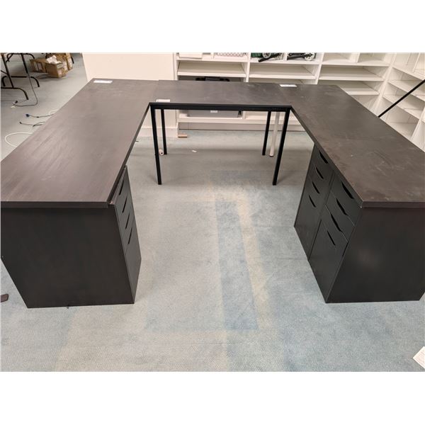 STATION DE TRAVAIL EN FORME "U" 48"x91'