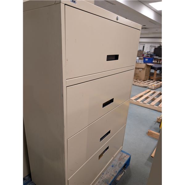 CLASSEUR EN METAL 4-TIROIRS 36"x18"53.5"