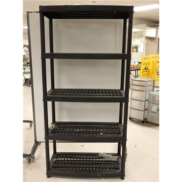 ÉTAGÈRE EN PLASTIQUE 5 TABLETTES 36"x18"x72"