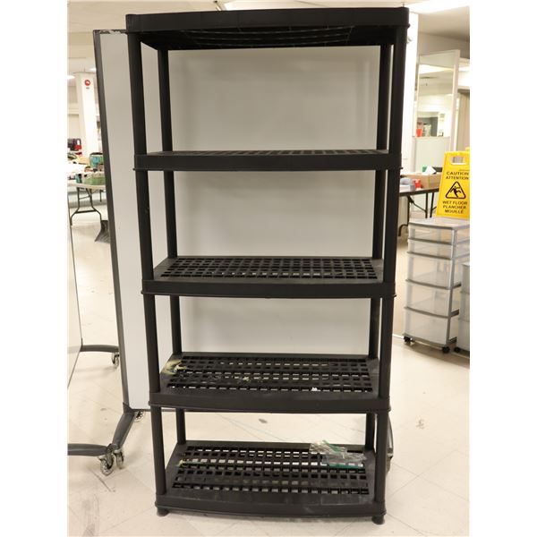 ÉTAGÈRE EN PLASTIQUE 5 TABLETTES 36"x18"x72"