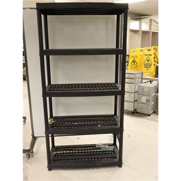 ÉTAGÈRE EN PLASTIQUE 5 TABLETTES 36"x24"x72"