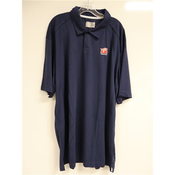 CHANDAIL BLEU FONCE AVEC LOGO GR:4XL