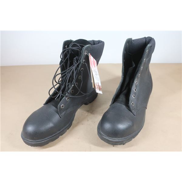 BOTTES DE TRAVAIL ROYER CUIRE NOIRE 11