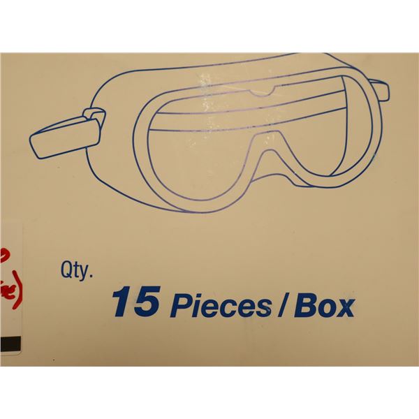 LOT DE 30 LUNETTES DE SÉCURITÉ À VENTILATION