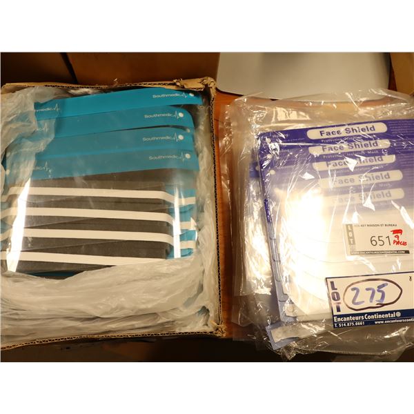 LOT: 9 PQT ISOLATION FACE SHEILDS