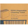 Image 2 : BTE DE 12 PQT DE 50 BRAWNY PROFESSIONAL P200 DISPOSABLE CLEANING TOWEL