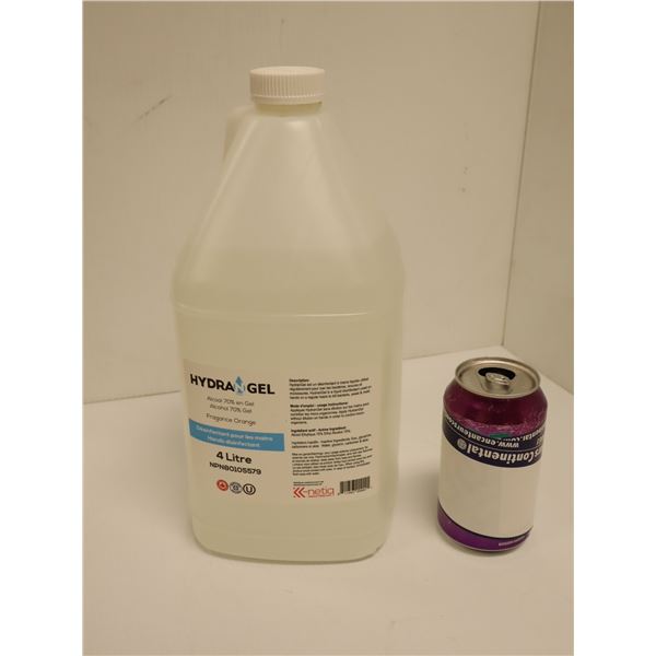 BTE DE 4 x 4L DÉSINFECTANT POUR LES MAINS HYDRANGEL FRAGRANCE ORANGE