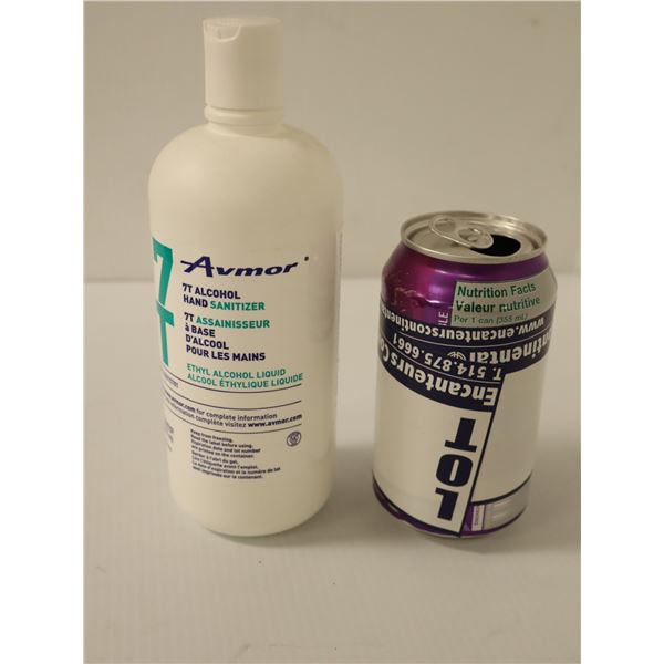 LOT DE 10 DÉSINFECTANT POUR LES MAINS AVMOUR 500ML