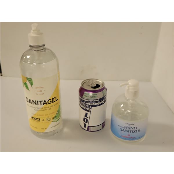 LOT DE 15 DÉSINFECTANT POUR LES MAINS ASST