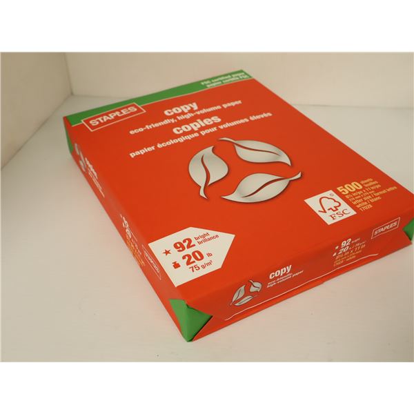 RAME DE 500 PAPIER D'IMPTIMANTE BLANC 8.5"x11"