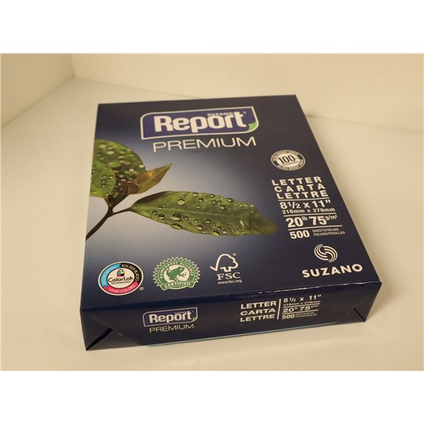 RAME DE 500 PAPIER D'IMPTIMANTE BLANC 8.5"x11"