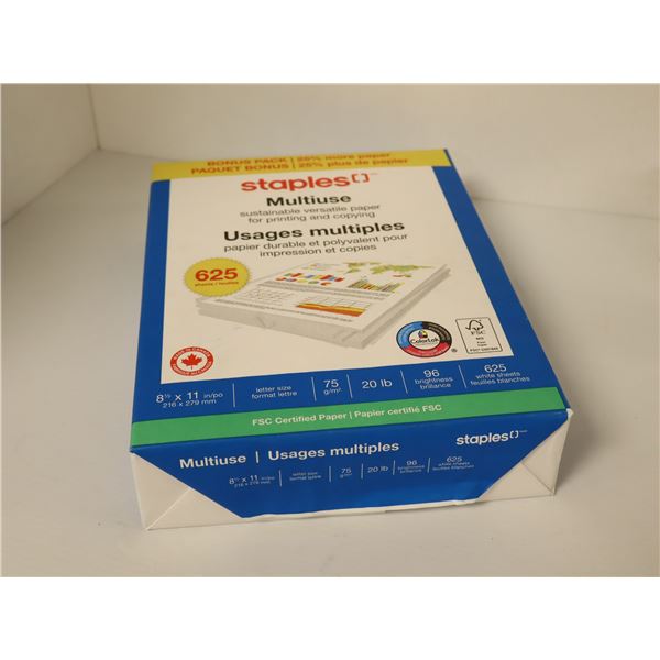 RAME DE 500 PAPIER D'IMPTIMANTE BLANC 8.5"x11"