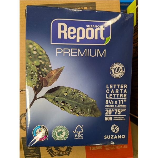 RAME DE 500 PAPIER D'IMPTIMANTE BLANC 8.5"x11"