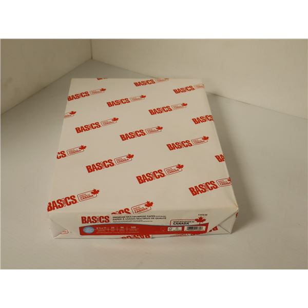 RAME DE 500 PAPIER D'IMPTIMANTE BLANC 8.5"x11"