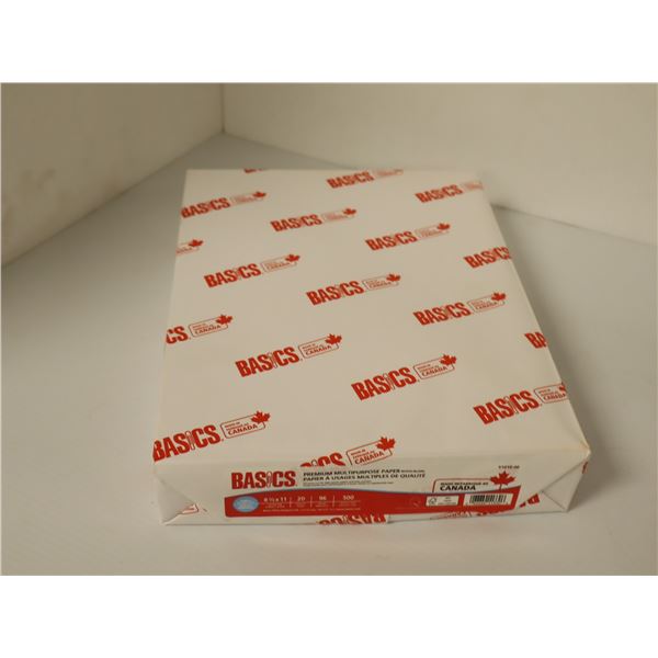 RAME DE 500 PAPIER D'IMPTIMANTE BLANC 8.5"x11"