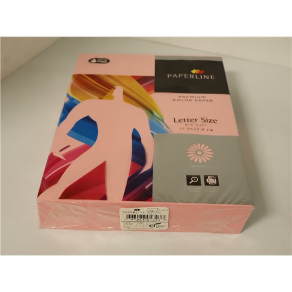 RAME DE 500 PAPIER D'IMPTIMANTE ROSE 8.5"x11"