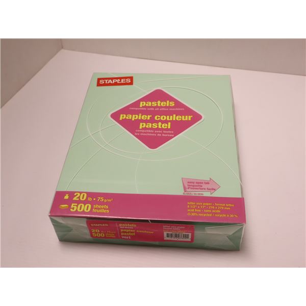 RAME DE 500 PAPIER D'IMPTIMANTE VERT 8.5"x11"