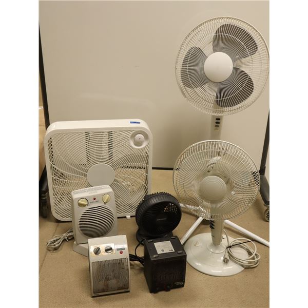 LOT DE 7 VENTILATEUR APPAREIL DE CHAUFFAGE ASST