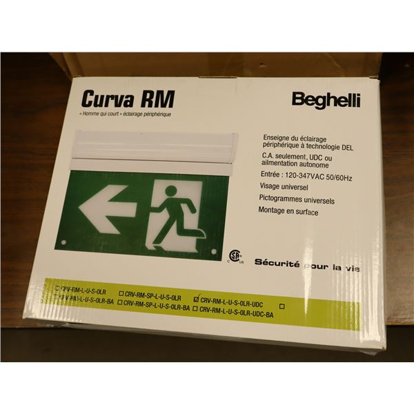 LUMIERE DE SORTIE URGENCE BEGHELLI CURVA RM