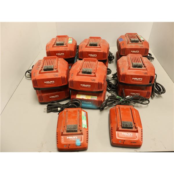 LOT DE 14 CHARGEURS HILTI