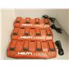 Image 1 : LOT DE 3 CHARGEURS HILTI (QUATRE BATT PAR STATION)