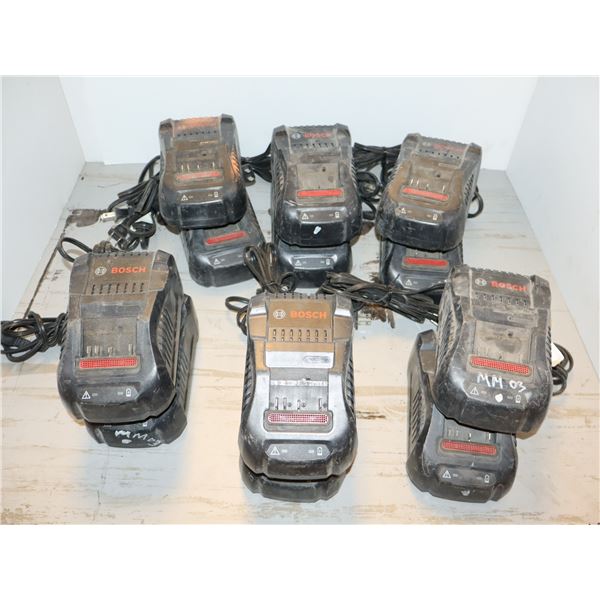 LOT DE 12 CHARGEURS BOSCH