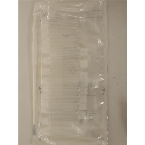 LOT DE 20 PQT DE 25 ROUND-BOTTOM POLYSTYRENE TUBE 5ML