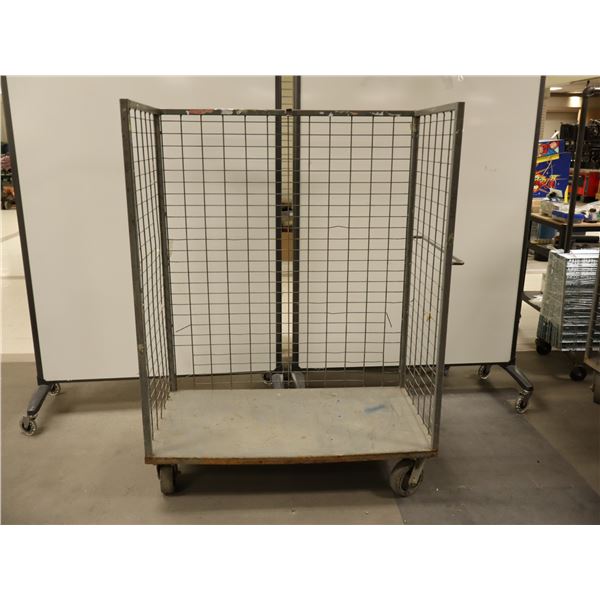 CAGE MOBILE 45"x24"x60" SANS ÉTAGÈRE (GRIS)