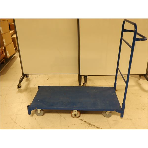 CHARIOT À PLATEAU EN METAL 6-ROUES 48"x23"