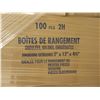 Image 3 : LOT DE 22 BTE DE 100 BOITES DE RANGEMENT 2"x12"x4.25"