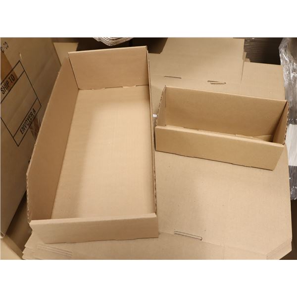 LOT DE +/- 500 BOITES DE RANGEMENT GRANDEURS ASST