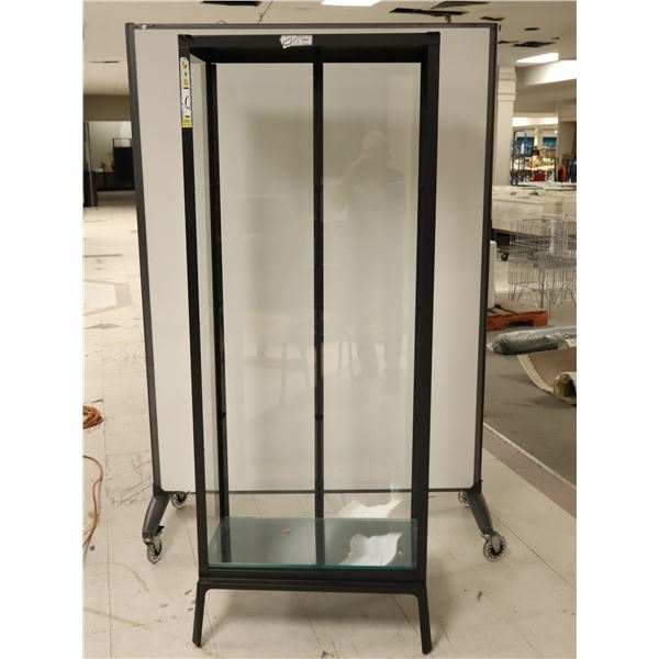 CABINET EN VERRE SANS PORTES 27"x14"x69"