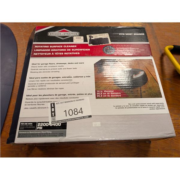 NETTOYEUR DE SURFACE ROTATIF