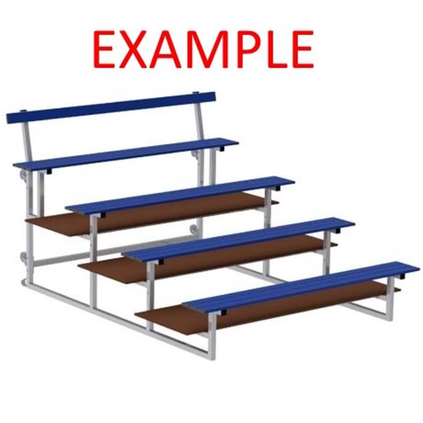 LOT DE 12 SECTIONS Tribunes sportives