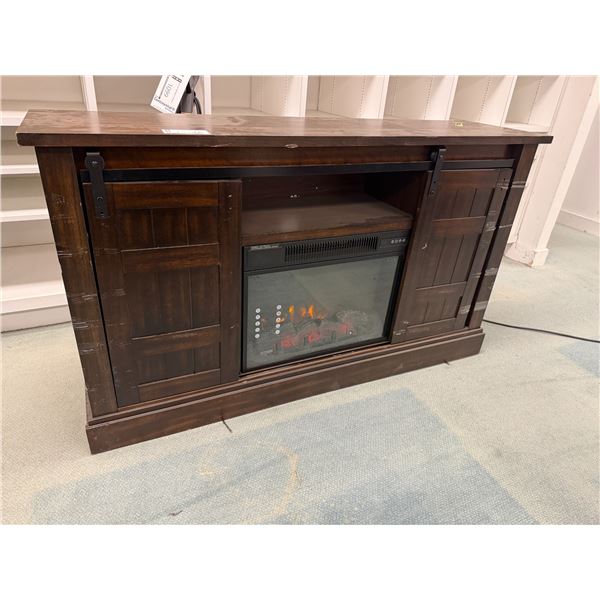 MEUBLE TV AVEC FOYER ÉLECTRIQUE CANVAS EASTWOOD, 60 PO, 1500W MOD. SS-TED23CG3(S)