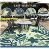 Image 1 : 5 New 6' x 9' Patio / Camping Mats - Assorted Colours