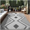 Image 1 : 5 New 5' x 8' Waterproof Patio & Camping Mats - Brown/Beige