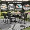 Image 2 : 5 New 5' x 8' Waterproof Patio & Camping Mats - Brown/Beige