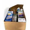 Image 1 : Box of New Mop Pads, Cleaning Supplies and more