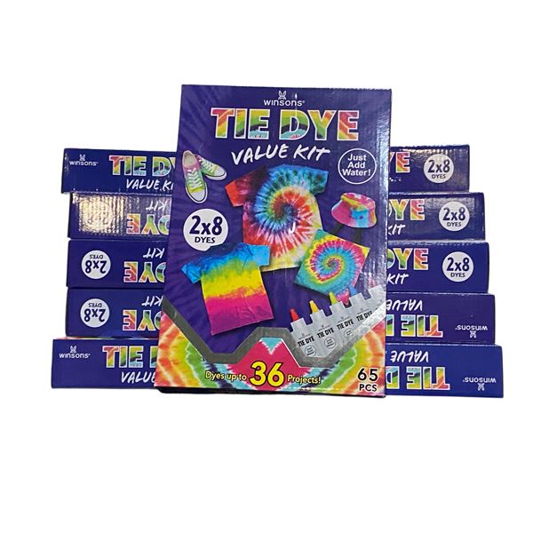 NIB Group of Approx. 11 Tie Dye Kits