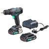 Image 1 : Amazon Brand - Denali by SKIL 20V Impact Driver Kit with, Includes Two 2.0Ah Batteries & Charger Ret
