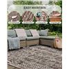 Image 2 : Group of 6 Outdoor rugs - Various Sizes & Designs